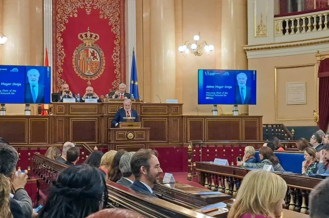 Jaime Mayor Oreja inaugurates the sixth Transatlantic Summit of the Political Network for Values ​​held in Spain’s Senate.?w=200&h=150