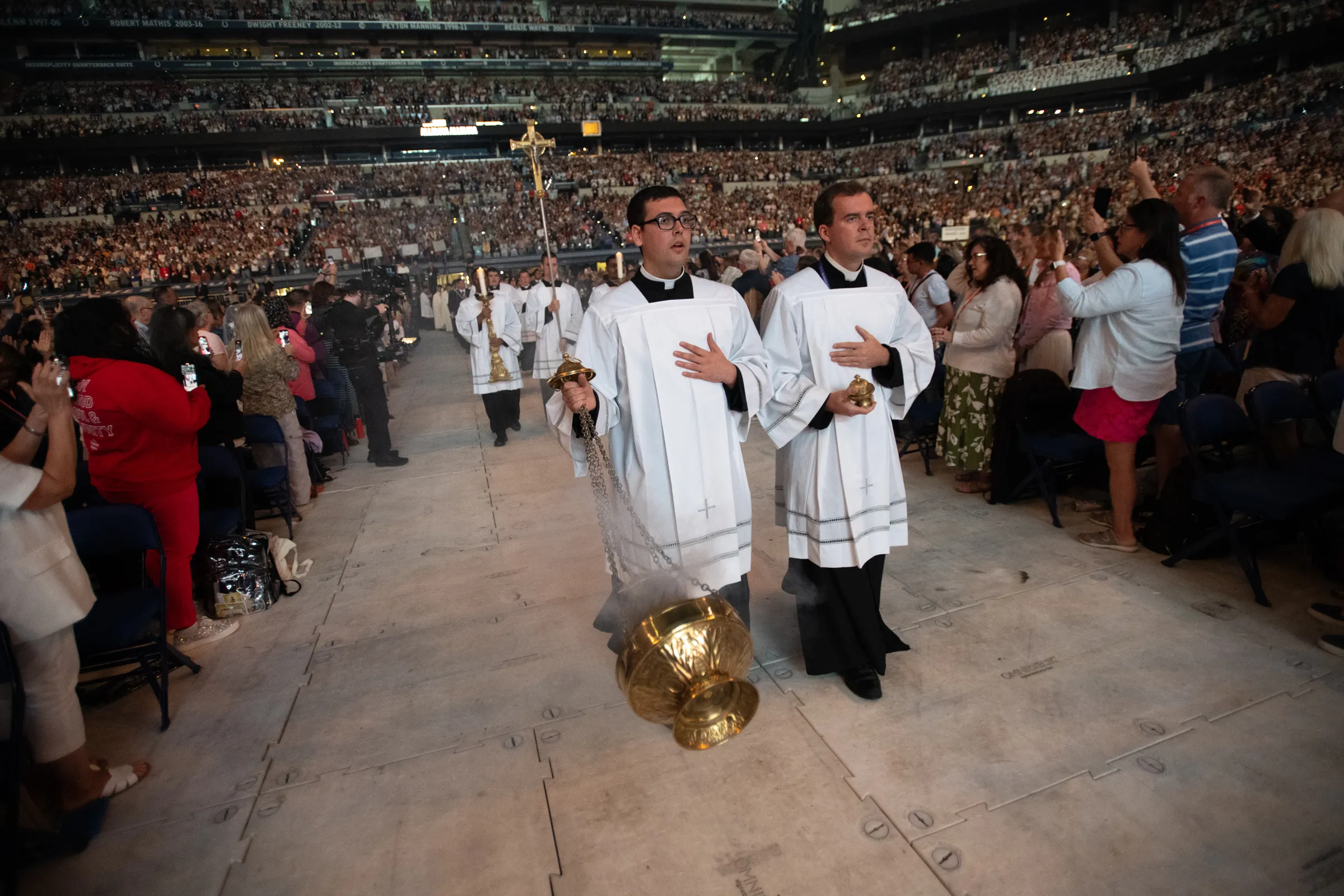 Nearly 60,000 people attended the National Eucharistic Congress in Indianapolis July 17-21, 2024.?w=200&h=150