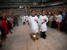 Nearly 60,000 people attended the National Eucharistic Congress in Indianapolis July 17-21, 2024.