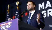 Republican vice presidential candidate Sen. J.D. Vance, R-Ohio, speaks during a fundraising event at Discovery World on July 17, 2024, in Milwaukee.