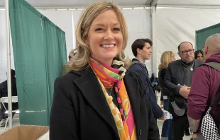 Jeanne Mancini, president of the March for Life, attends the 50th annual March for Life in Washington, D.C., on Jan. 20, 2023. Credit: Katie Yoder/CNA