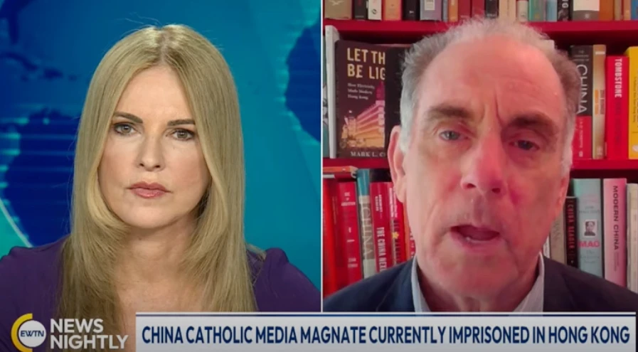 Mark Clifford, president of the Committee for Freedom of Hong Kong and the author of a forthcoming biography of Jimmy Lai, speaks with “EWTN News Nightly” on June 11, 2024.?w=200&h=150