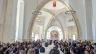 A depiction of the Baptism of the Lord is prominently placed in the new Church of the Baptism in Jordan during the church’s inauguration on Jan. 10, 2025.