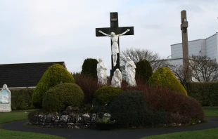 Knock Shrine is the site of of an apparition of Mary, the Mother of God; St. Joseph, her spouse; and St. John the Evangelist in 1879. Geyo John|Wikimedia|CC BY-SA 3.0