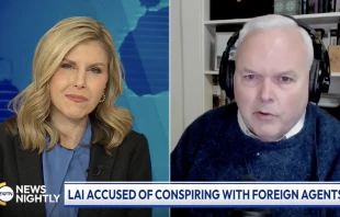 “We think of these stories of saints that have withstood all this persecution as belonging to the Middle Ages,” said Bill McGurn, godfather of Jimmy Lai. “It’s going on right now, and we can see it.” Credit: “EWTN News Nightly”/Screenshot