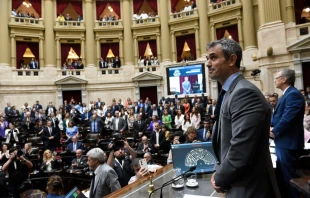 Martín Menem, pictured here on Dec. 7, 2023, the day he was elected president of Argentina's Chamber of Deputies. Credit: Chamber of Deputies, Republic of Argentina