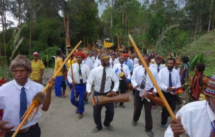 Catholics from Papua New Guinea during the General Assembly that was held in Mingende, Kundiawa Diocese, in 2022. Credit: Photo courtesy of Catholic Bishops Conference of Papua New Guinea & Solomon Islands