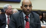 Suspended FBI agent Marcus Allen testifies during a hearing before the Select Subcommittee on the Weaponization of the Federal Government of the House Judiciary Committee at Rayburn House Office Building on May 18, 2023, on Capitol Hill in Washington, D.C.