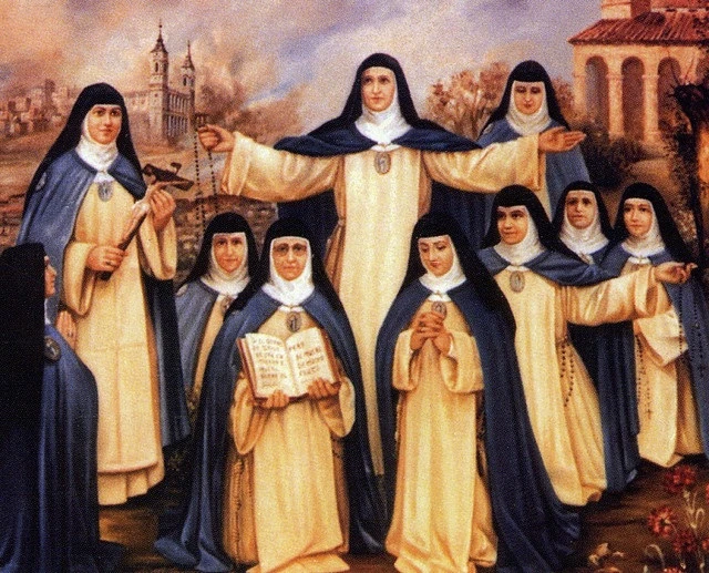 A painting depicts 10 members of the Order of the Immaculate Conception who were martyred in Spain in 1936.?w=200&h=150