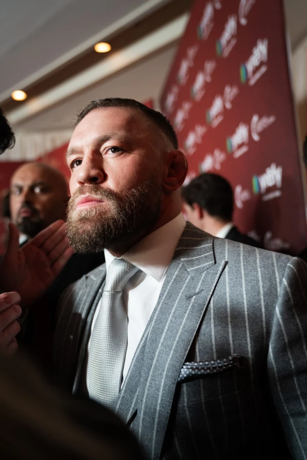 Irski umjetnik mješovitih borilačkih vještina i profesionalni boksač Connor McGregor na inauguralnom balu Turning Points 29. siječnja 2025. Zasluge: Migi Fabara/EWTN News