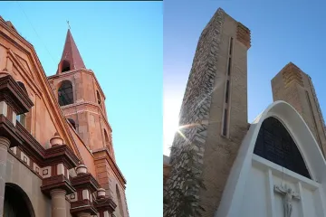 Cathedral of Our Lady of Refuge in Matamoros, Mexico, and Our Lady of Guadalupe Church Reynosa, Mexico