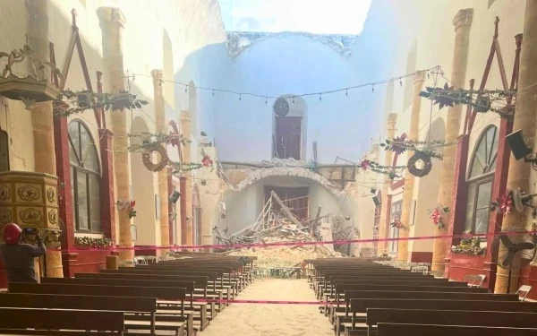 San Luis Obispo Church in Calkiní, Campeche state, in Mexico. Credit: San Luis Obispo Church