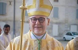 Bishop Georges Colomb of La Rochelle and Saintes was reportedly charged on Nov. 17, 2023, with attempted rape of an adult man in 2013. Credit: Diocèse de La Rochelle et Saintes|Wikipedia|CC BY-SA 4.0