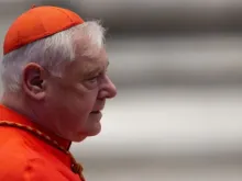 Cardinal Gerhard Ludwig Müller, prefect emeritus of the Dicastery for the Doctrine of the Faith, at a penance service in St. Peter's Basilica on March 29, 2019.