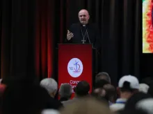 “Conversion is a forgetting of ourselves, it is to stop pretending to be the center of the universe… and saying: ‘Lord, sit down, now the center is going to be you’” Bishop Munilla said during his Sept. 11, 2024, presentation at the International Eucharistic Congress.