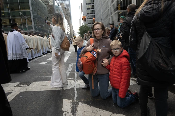 NYC Eucharistic procession