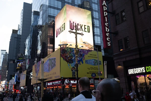 A Eucharistic procession passes near Broadway in New York City on Oct. 15, 2024. Credit: Jeffrey Bruno