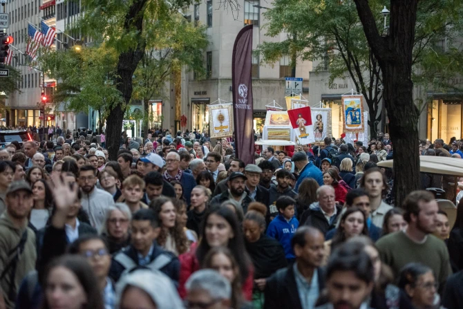 NYC Eucharistic procession