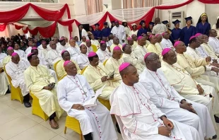 Members of the Catholic Bishops’ Conference of Nigeria (CBCN). The bishops released a statement Aug. 15, 2024, the solemnity of the Assumption, condemning abuses during Mass and urging priests to take action. Credit: Abuja Archdiocese