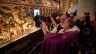 Archpriest of Notre-Dame de Paris Cathedral Monsignor Olivier Ribadeau Dumas blesses a Nativity scene in the recently reopened cathedral on Dec. 20, 2024, in Paris.