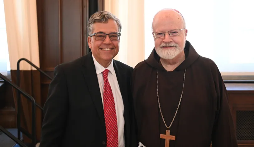 Dr. Peter Kilpatrick, president of The Catholic University, of America and Cardinal Sean O'Malley.?w=200&h=150