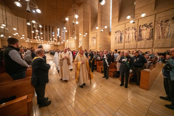 Los Angeles Archbishop Jose Gomez celebrated a Requiem Mass for the Unborn following speakers and presentations at OneLife LA on Jan. 18, 2025, held this year in the the Cathedral of Our Lady of the Angeles due to unhealthy air caused by the region’s wildfires and the acute need of police in other parts of the city. Credit: Photo courtesy of the Archdiocese of Los Angeles