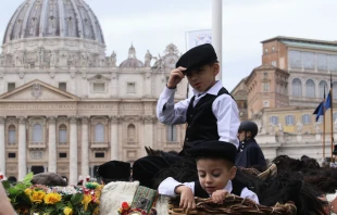 Farmers and pet owners alike brought out their beloved animals to the Vatican for a special blessing on the feast of St. Anthony Abbot, Jan. 17, 2023. Alan Koppschall/EWTN