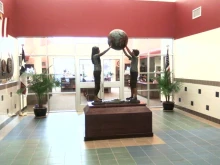 Main lobby of Orr Elementary in Tyler, Texas.