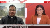 Father Juan Manuel Gutiérrez in interview with “EWTN Noticias” anchor Nathalí Paredes on Dec. 19, 2024.