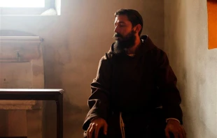 "Padre Pio," starring Shia LaBeouf, airs in theaters June 2, 2023. Credit: Gravitas Ventures