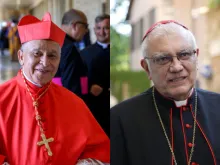 Venezuelan cardinals Diego Padrón and Baltazar Porras.