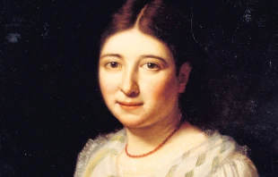 A detail from a portrait of Pauline Jaricot (1799-1862). Photo des Œuvres Pontificales Missionnaires de France via Wikimedia (CC BY-SA 4.0).