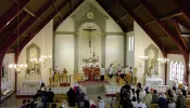 Solemn Mass is celebrated at St. Clement Parish, Ottawa, Canada, which is entrusted to the Priestly Fraternity of St. Peter (FSSP).