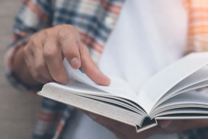 person reading