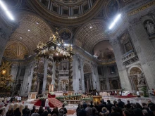 Pope Francis celebrates Mass in honor of the Virgin of Guadalupe at St. Peter’s Basilica on Dec. 12, 2024.