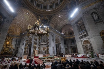 Mass at Saint Peter's Basilica on Dec. 12, 2024