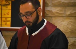 Father El-Tabchi is pressing charges against a man who attacked him at the rectory in Philadelphia, across the street from the St. Maron Maronite Catholic Church, at which he is the pastor, telling parishioners in a letter about the incident that “God is both merciful and just,” adding that “mercy without justice is dead, and justice without mercy is ruthless.” Credit: Fadi Saroufim