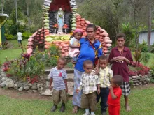 The population of Papua New Guinea is currently 30% Catholic, with growth at a rate of 40,000 baptized each year.