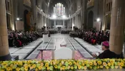 Addressing more than 2,500 priests, deacons, religious sisters, seminarians, catechists, and bishops gathered inside the National Basilica of the Sacred Heart in Brussels, Pope Francis emphasized the urgency of evangelization in Europe.