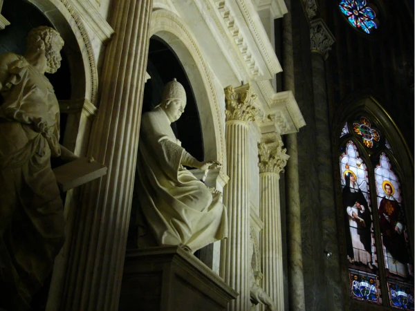 Tomb of Pope Leo X in the church of Santa Maria Sopra Minerva in Rome. Credit: Diana, CC BY-SA 3.0, via Wikimedia Commons