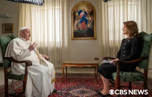 In an interview with 60 Minutes' Norah O'Donnell, airing this Sunday, Pope Francis took aim at his “conservative critics” in the United States. Credit: CBS News/Adam Verdugo