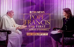 Pope Francis sits down for an interview with Norah O'Donnell on CBS' "60 Minutes," which aired Monday, May 20, 2024. Credit: CBS News/Adam Verdugo