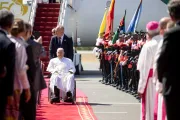 Pope Francis arrives in East Timor