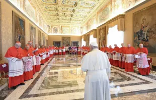 Pope Francis announced he will celebrate a Mass of canonization for 14 people, including the 11 “Martyrs of Damascus,” on Sunday, Oct. 20, 2024, the Vatican announced after the College of Cardinals voted to approve the canonizations of 15 people in a consistory on the morning of July 1, 2024. Credit: Vatican Media