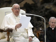 Pope Francis addresses pilgrims gathered for his general audience on Wednesday, Dec. 18, 2024, at the Vatican.