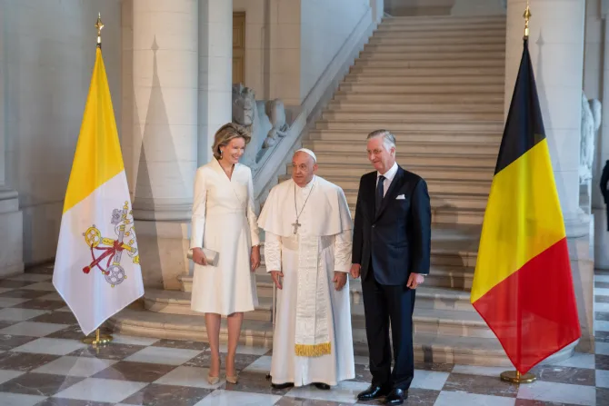 Pope Francis Belgium