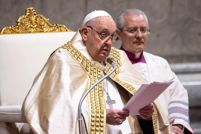 Pope Francis Te Deum Vespers