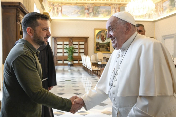 Pope Francis Zelenskyy