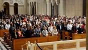 Catholics join in prayer for the 2019 International Week of Prayer and Fasting at the Basilica of the National Shrine of the Immaculate Conception in Washington, D.C.