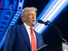 President-elect Donald Trump speaks during Turning Point USA’s AmericaFest at the Phoenix Convention Center on Dec. 22, 2024, in Phoenix.